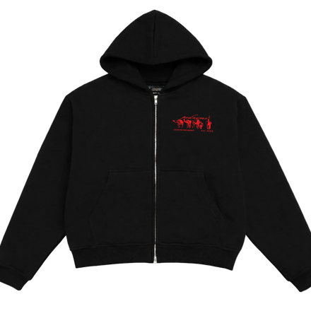 ADVERSITY HOODIE [BLACK]